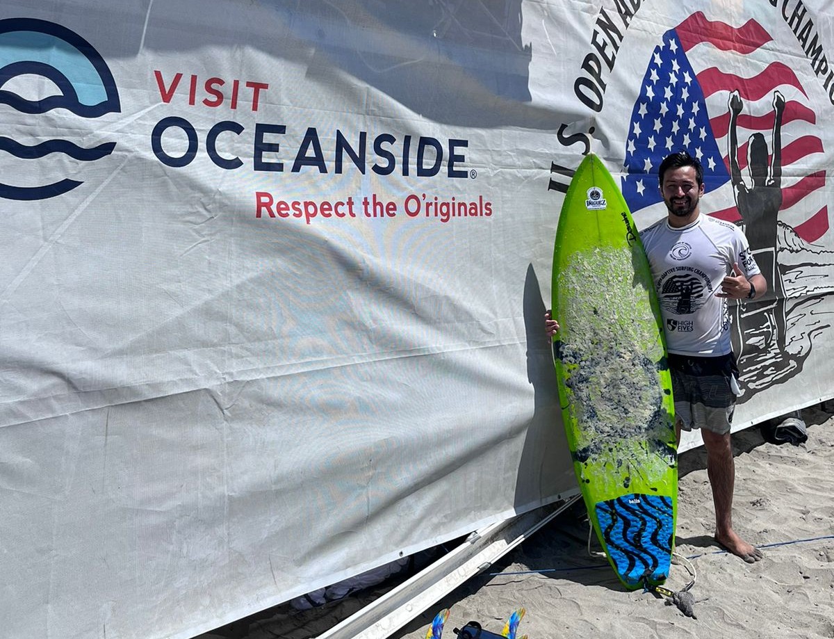 Tras coronarse subcampeón del circuito internacional de surf adaptado, Nicolás Medina va por el oro en el Mundial ISA