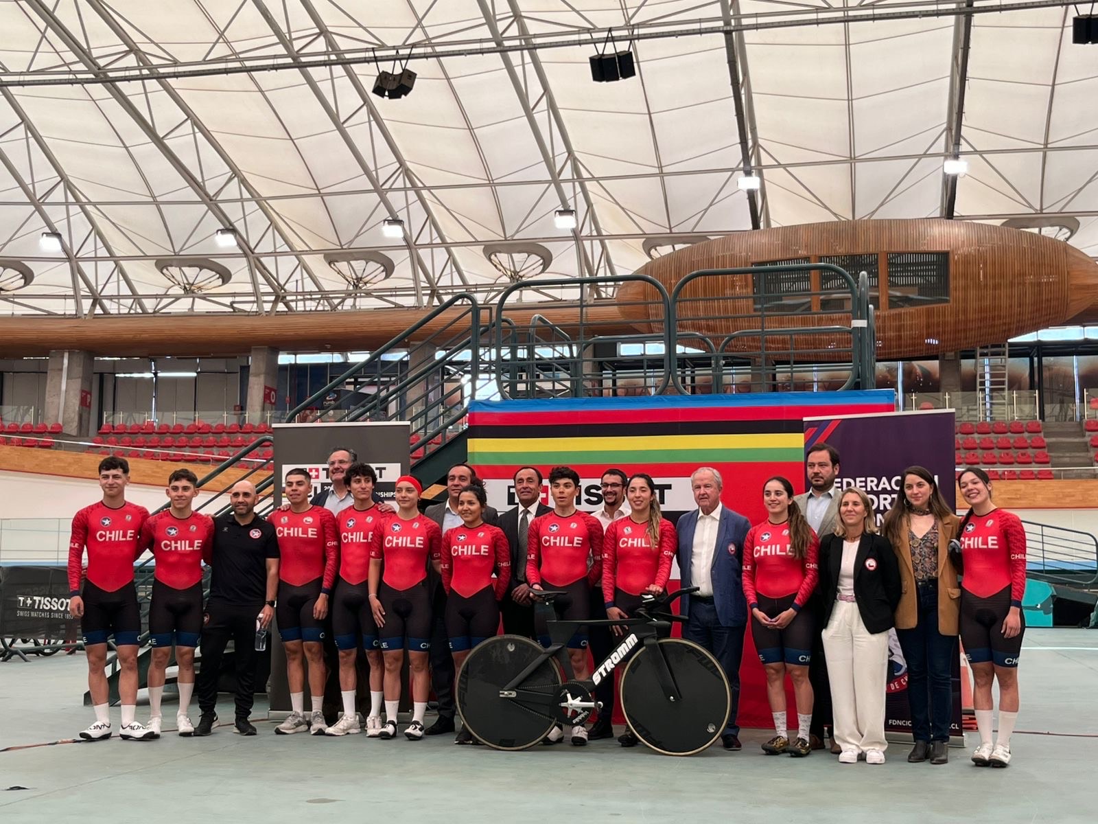 18 son los participantes que representarán a la nación en el Campeonato Mundial de Ciclismo en Pista Tissot UCI Chile 2025