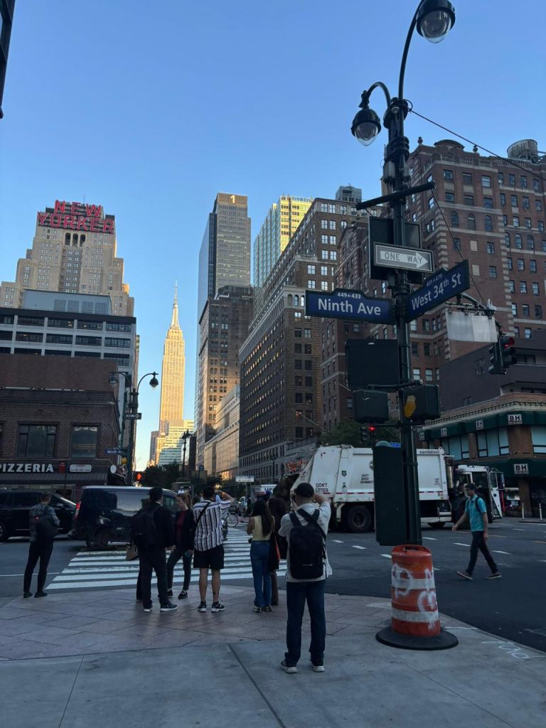 Imagen de una avenida de Nueva York. 
