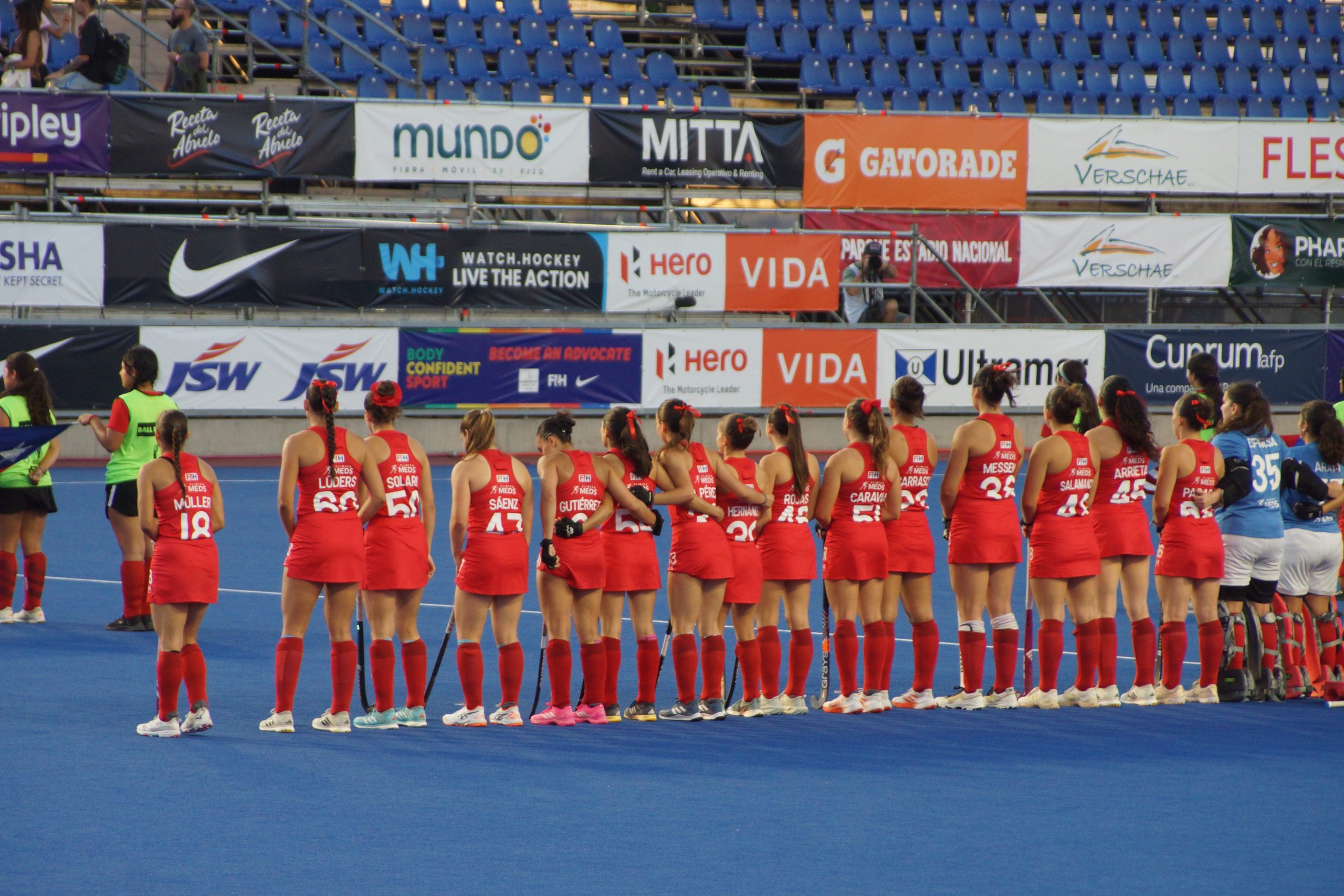 Selección chilena femenina sub-21 se juega contra Japón su paso a la siguiente fase del Mundial de Hockey Césped